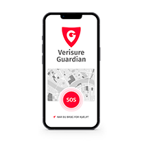 Verisure Guardian: Følg-mig-hjem-funktion